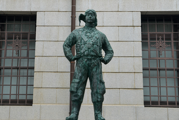 Kamikaze Pilot Statue at Yasukuni Shrine