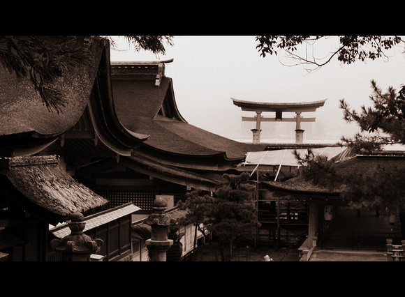 O-Torii and Itsukushima Shrine