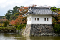 Corner turret and moat - Odawara Castle