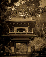 Jochi-ji Entrance - Sepia version