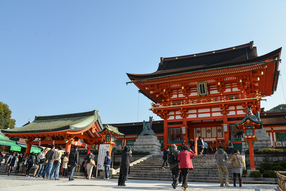 Entrace to Fushimi Inari Shrine