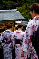 Girls visiting the matchmaking shrine