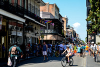 The lively French Quarter