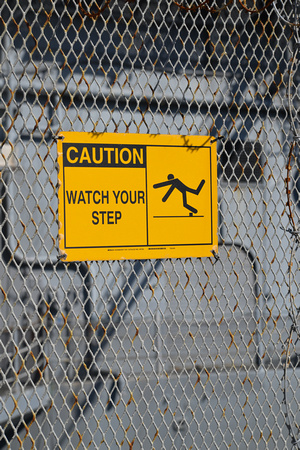 CAUTION - WATCH YOUR STEP