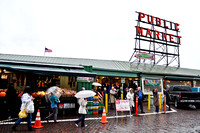 Rainy day at Pikes Market