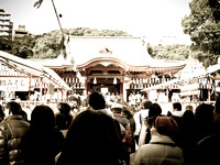 Ikuta Shrine on New Years