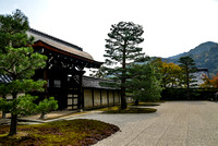 Entrance area and zen rock garden