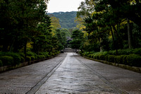 Stone pathway to Otani mausoleum