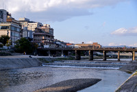 Kamo River and Sanjo Ohashi