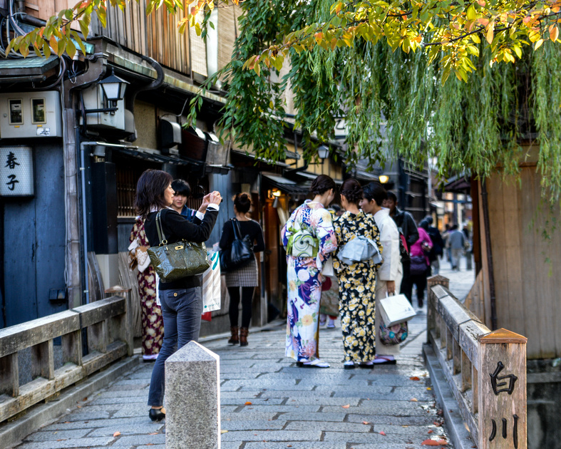 Exploring the streets of Gion, Kyoto